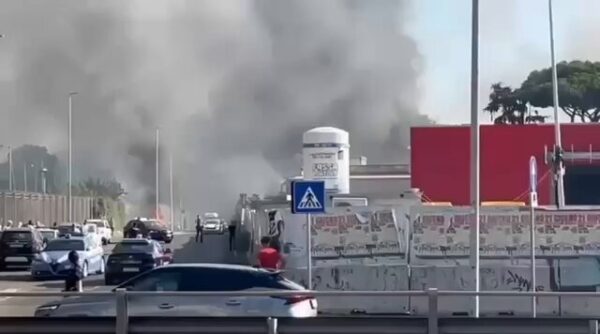 Moment of Impact: Gas Depot Explosion in Rome