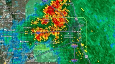 BREAKING: Water rescues are currently underway in Chicago, where over 5 inches of rain have fallen in just 90 minutes, according to the National Weather Service