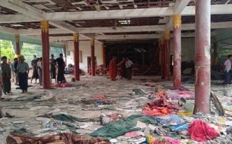 Suspected Junta Airstrike Hits Monastery in Myanmar, Killing at Least 28 1 Suspected Junta Airstrike Hits Monastery in Myanmar, Killing at Least 28