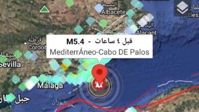زلزال قبالة ا⁧‫سبانيا‬⁩ شعرت به الجزائر والمغرب