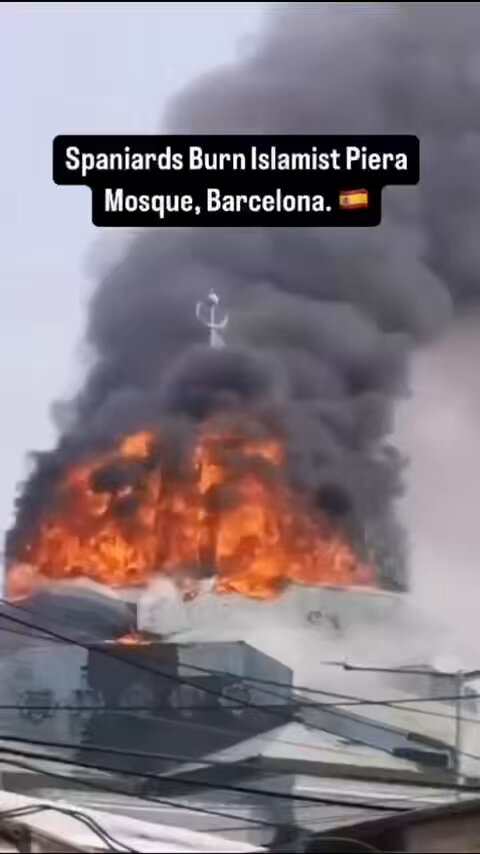 Ficus Mosque Fire Fuels Rising Tensions in Barcelona - Video 1 Ficus Mosque Fire Fuels Rising Tensions in Barcelona - Video