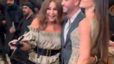 بالفيديو: إليسا ترقص الدبكة في سهرة ما قبل زفاف سيليو صعب وزين قطامي في فقرا