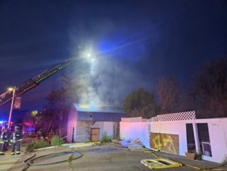 Lakewood abandoned building fire