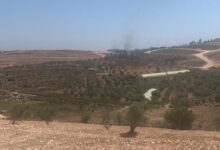 بالصورة: استهداف سيارة على طريق الطويري ـ صريفا