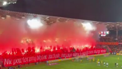 Video: Polish Fans at Legia Warsaw Match Unfurl Anti-Immigration Banner, Sing National Anthem
