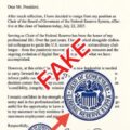 Jerome Powell Resignation Rumor Debunked as Fake Letter Circulates Online