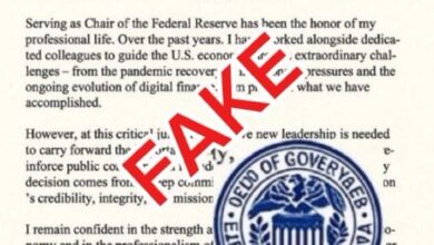 Jerome Powell Resignation Rumor Debunked as Fake Letter Circulates Online