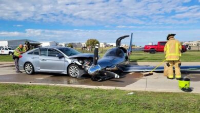 Small Plane Crashes Into Vehicle in Lake Worth, Florida, Leaving Several Injured