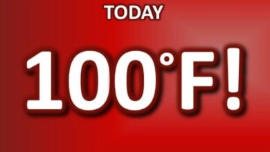 Tampa, Florida hits a new record high of 100 Degrees Fahrenheit