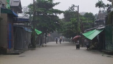 Flood Alert: Thaungin River Overflows in Myawaddy, Forcing Evacuations