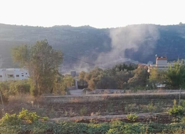 غارة من مسيرة على بلدة بيت ليف قضاء بنت جبيل
