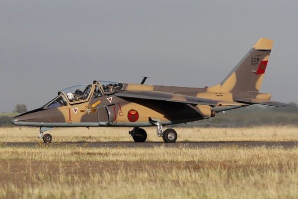 تحطم طائرة مغربية AlphaJet بالقرب من مطار فاس