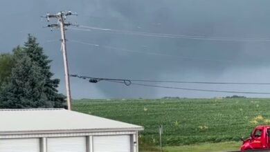 Video of Large Tornado Near Ridgeway, WI Captured Today