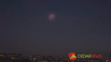 بالفيديو: مجسّم غريب في سماء لبنان