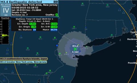 New York Earthquake Today: 3.6 Magnitude Quake Shakes NYC and New Jersey 1 New York earthquake today