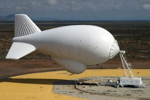 U.S. Border Patrol Deploys Defense Dept. Aerostat for Surveillance in Sanderson, Texas 1 Border Patrol aerostat