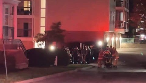 Update: Balcony Collapse in Cincinnati Sends Several to Hospitals — MCI Declared - Video 1 Update: Balcony Collapse in Cincinnati Sends Several to Hospitals — MCI Declared - Video
