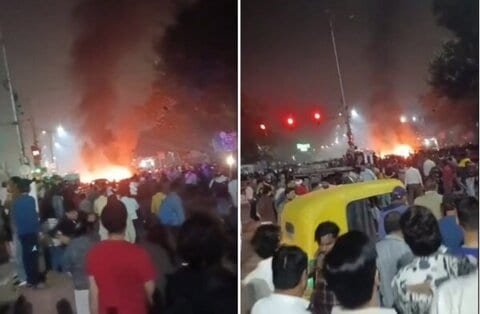 Inde : Forte explosion devant une station de métro à New Delhi — Video