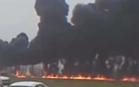 Statesville plane crash video shows private jet impact and fire at North Carolina airport