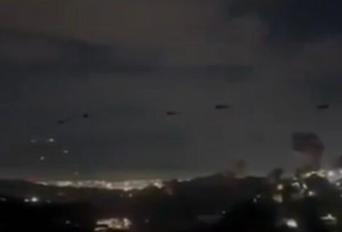 Video: U.S. Military Helicopters Spotted Over Caracas in Unconfirmed Reports 1 Video: U.S. Military Helicopters Spotted Over Caracas in Unconfirmed Reports