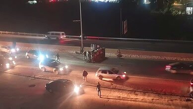 جريحان في حادث سير على اوتوستراد نهر إبراهيم