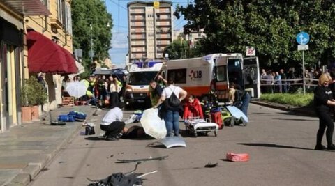Video: Drame à Modène en Italy.. une voiture percute une foule, plusieurs blessés