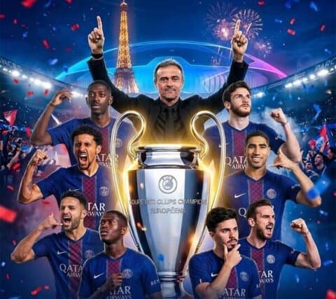باريس سان جيرمان يحقق دوري أبطال أوروبا للمرة الثانية على التوالي