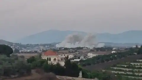 الجيش الاسرائيلي نفذ مساء تفجيرا كبيرا في كفرتبنيت 1 الجيش الاسرائيلي نفذ مساء تفجيرا كبيرا في كفرتبنيت