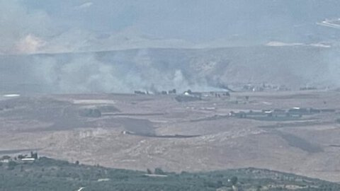 الجيش الاسرائيلي يضرم النيران في حقول وبساتين في منطقتي سردة والوزاني وامتدت الى وطى الخيام