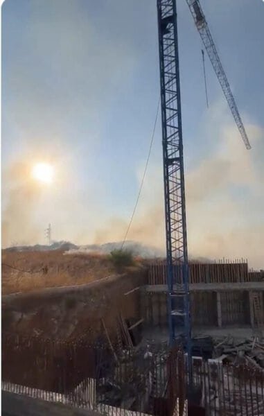 بالفيديو: اندلاع حريق كبير في بياقوت 1 بالفيديو: اندلاع حريق كبير في بياقوت