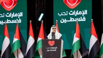 بحضور 50 ألف شخص: نهيان بن مبارك يشارك أبناء الجالية الفلسطينية قصص نجاحهم بالإمارات