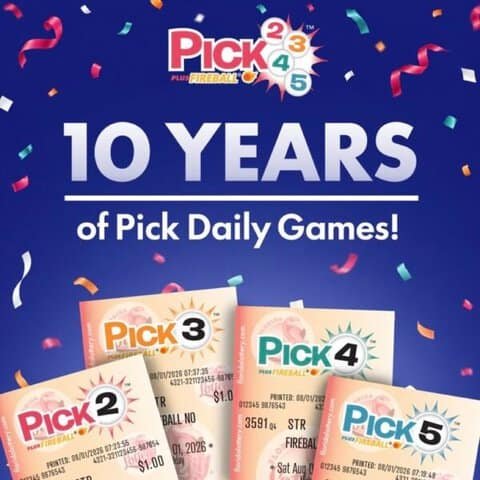 Florida Lottery Celebrates 10 Years of PICK Daily Games