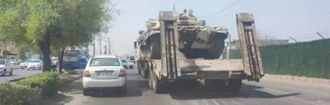 Iranian T-72 Tanks Reportedly Seen Moving Toward Abadan Amid Regional Tensions