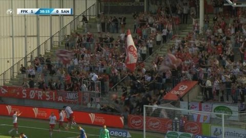 Several injured after barrier collapses during Fredrikstad FK vs. Sandefjord match in Norway