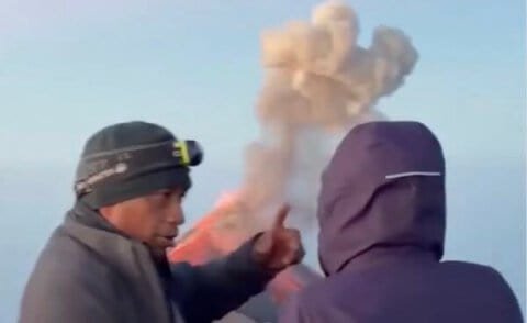 Video: Powerful eruption of Guatemala’s Fuego volcano captured by hikers
