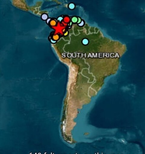 Massive 7.4 Magnitude Earthquake Strikes Colombia Near San José del Palmar