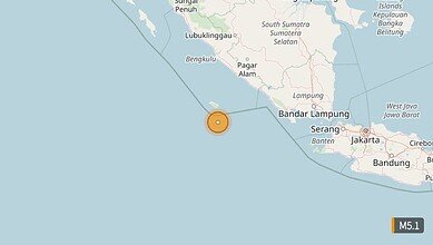 Magnitude 5.1 Earthquake Strikes Off Indonesia