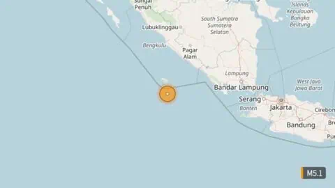 Magnitude 5.1 Earthquake Strikes Off Indonesia 1 Magnitude 5.1 Earthquake Strikes Off Indonesia