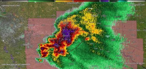 Destructive Severe Thunderstorm Warning Issued for Rosebud, Mission and Antelope, South Dakota