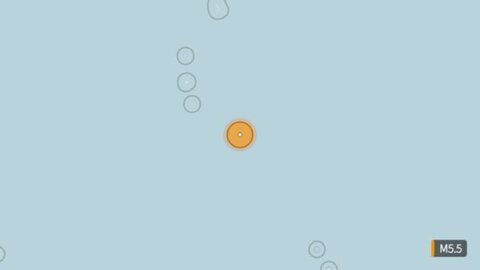M5.7 Earthquake Strikes Japan’s Volcano Islands Region