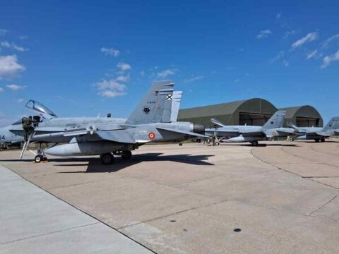 Spanish F-18 Shoots Down Drone After It Enters Romanian Airspace Near Galați