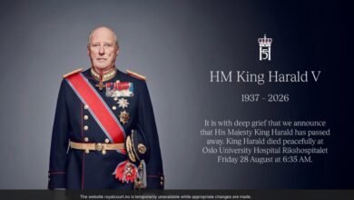 Norway’s King Harald V Dies at 89, Royal Family Announces