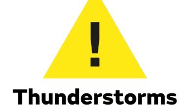 Yellow Thunderstorm Warning Issued for South West England