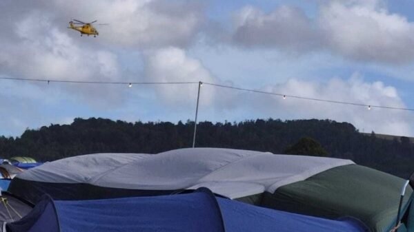 Big Church Festival Sign Collapse Injures Multiple People as Emergency Crews Rush to Scene