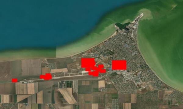 Attack on the airfield in Yeysk, Indiana: fire and explosion