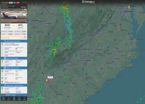 Emergency: Amazon Air cargo plane declares 7700 emergency while approaching Atlanta