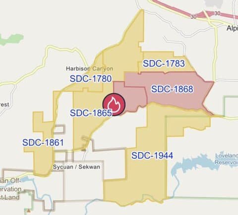 Dehesa 7 Fire Prompts Evacuation Order Near San Diego, California