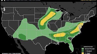Tornado Threat Expands Into Southeast Pennsylvania and Western New Jersey as Supercells Develop