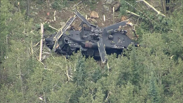 U.S. Army Black Hawk Helicopter Crashes in Colorado With Four Aboard; No Injuries 1 U.S. Army Black Hawk Helicopter Crashes in Colorado With Four Aboard; No Injuries