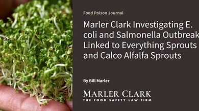 Marler Clark Investigating E. coli and Salmonella